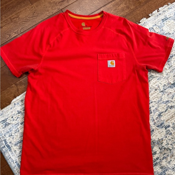 Carhartt Other - Carhartt Relaxed Fit Red Pocket Tee Size M